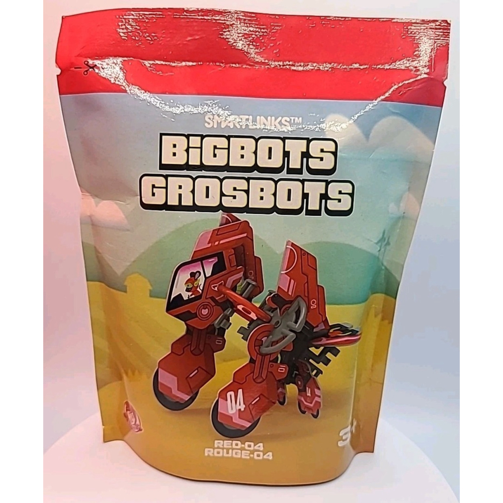 Wendy's Smartlinks Bigbots Red-04 Kids Meal Toy New Sealed